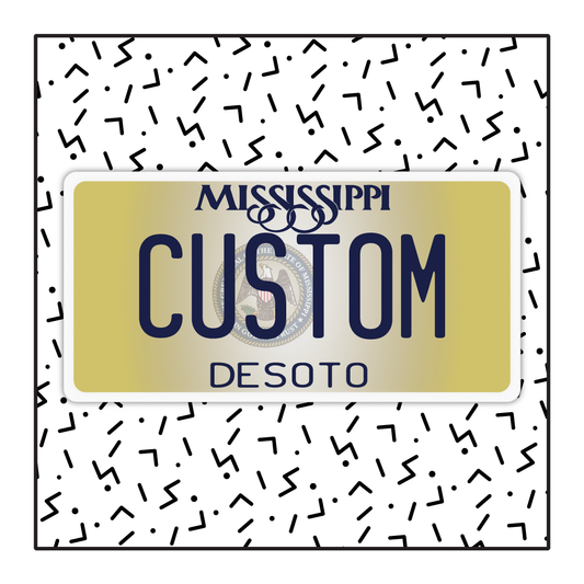 Mississippi Custom License Plate