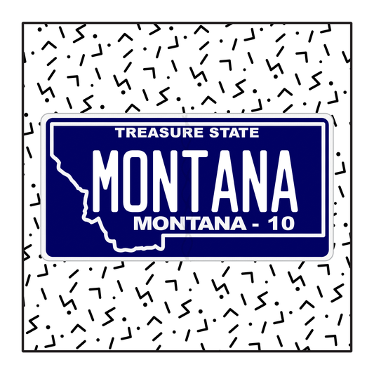 Montana Custom License Plate