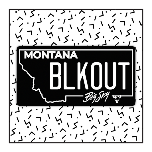 Montana Custom Blackout Plate