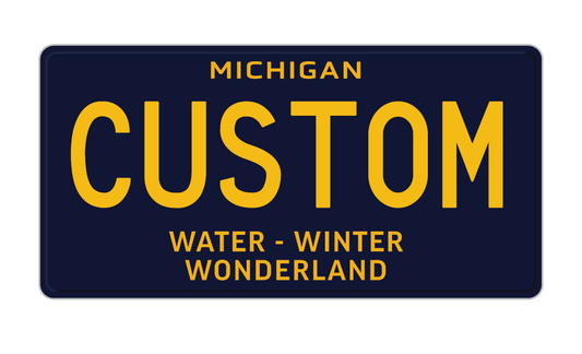 Michigan Custom License Plate