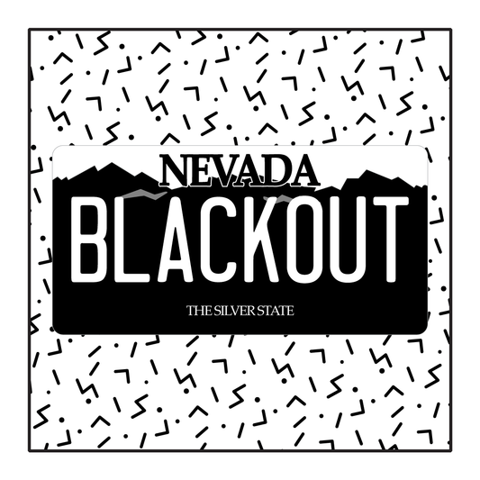 Nevada Custom Blackout Plate