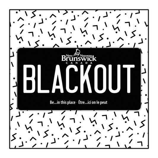 New Brunswick Custom Blackout Plate