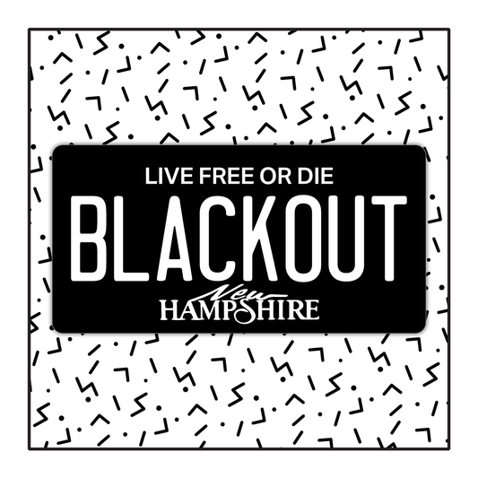 New Hampshire Custom Blackout Plate