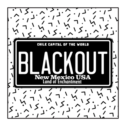 New Mexico Custom Blackout Plate