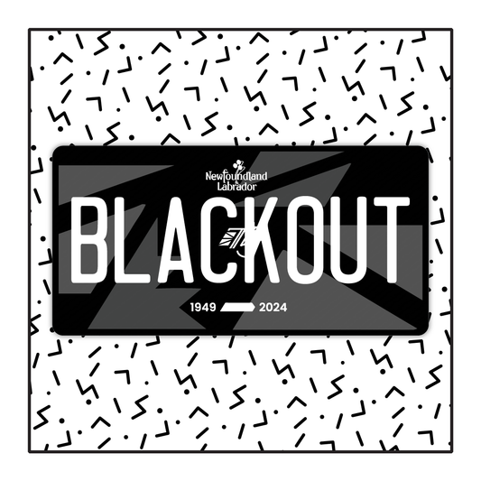 Newfoundland Custom Blackout Plate