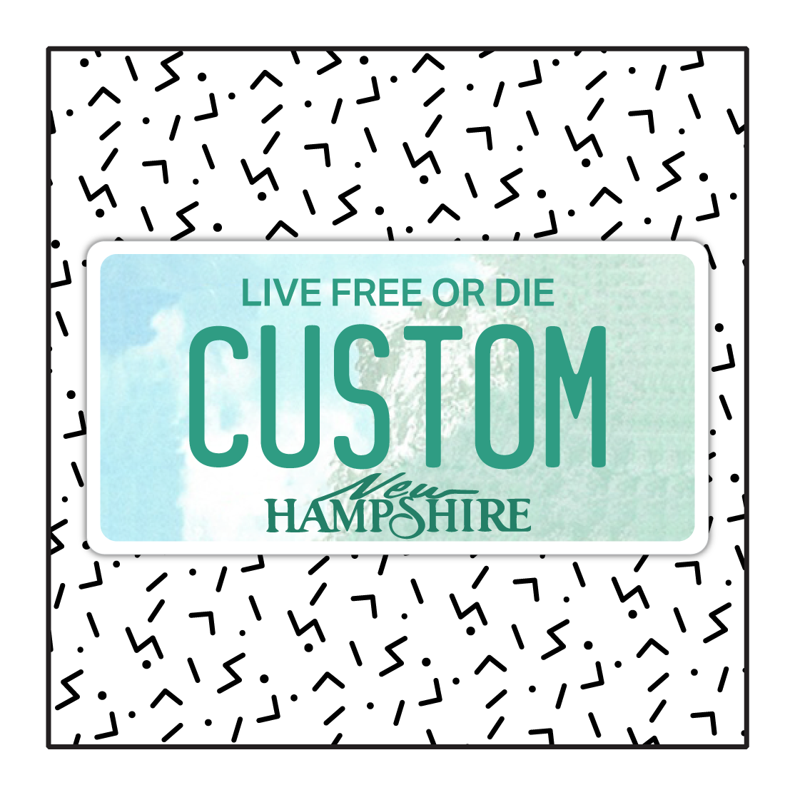 New Hampshire Custom License Plate