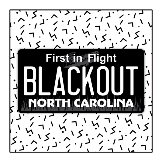 North Carolina Custom Blackout Plate