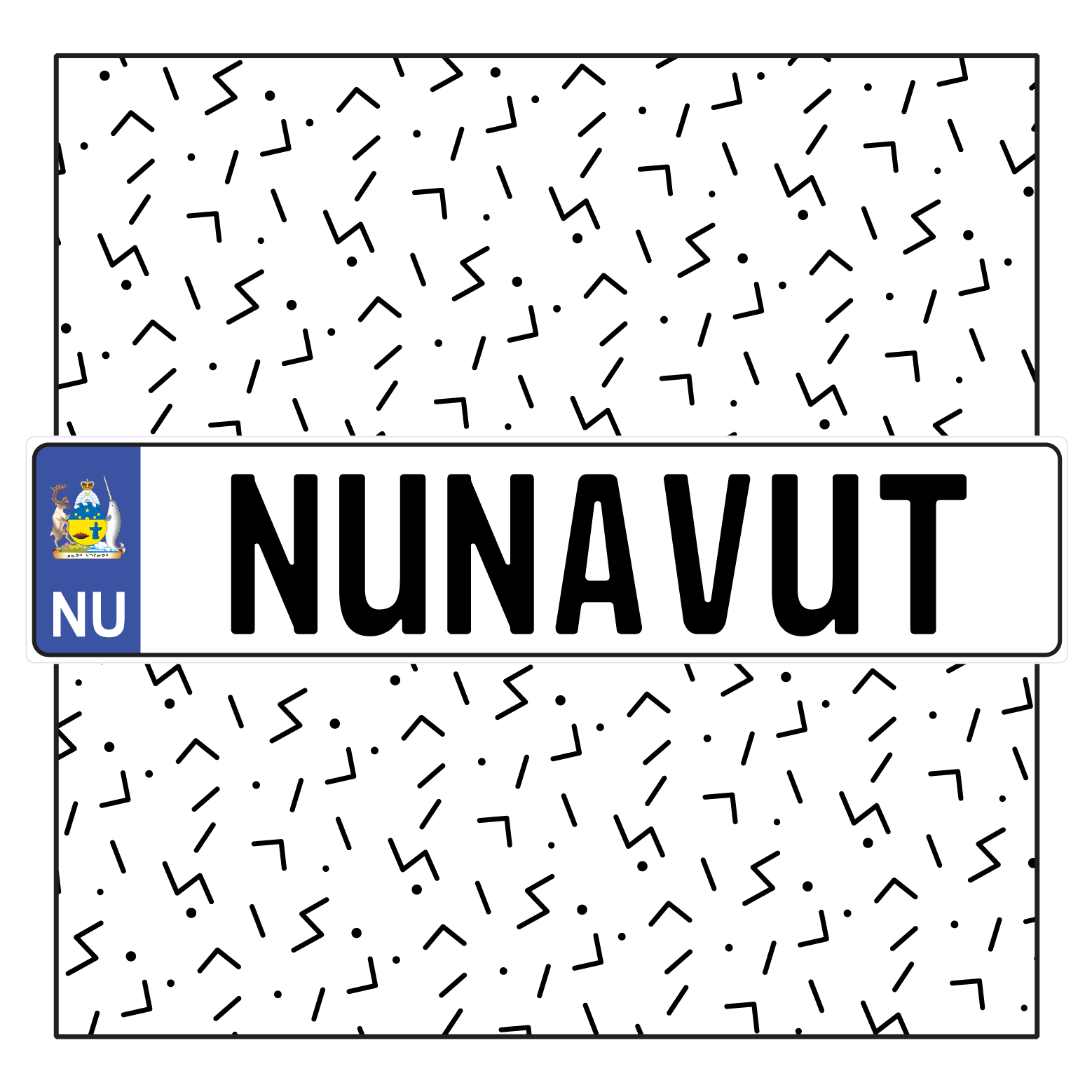 Nunavut Custom Euro Style License Plates – The Original Plate Guys