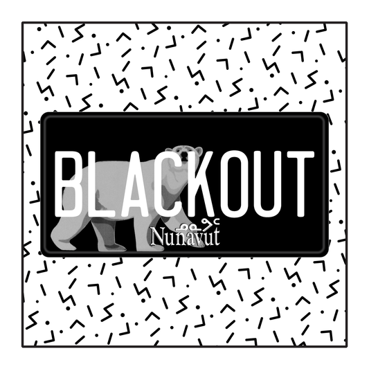 Nunavut Custom Blackout Plate