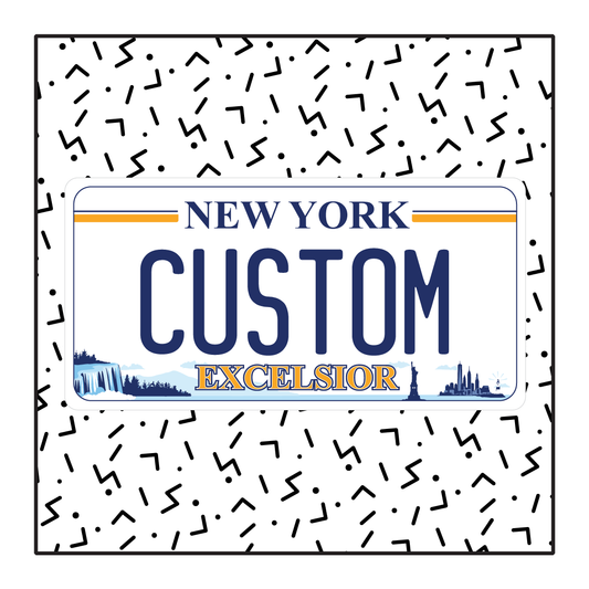 New York Custom License Plate - Excelsior