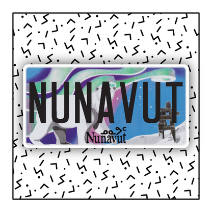 Nunavut Custom License Plate