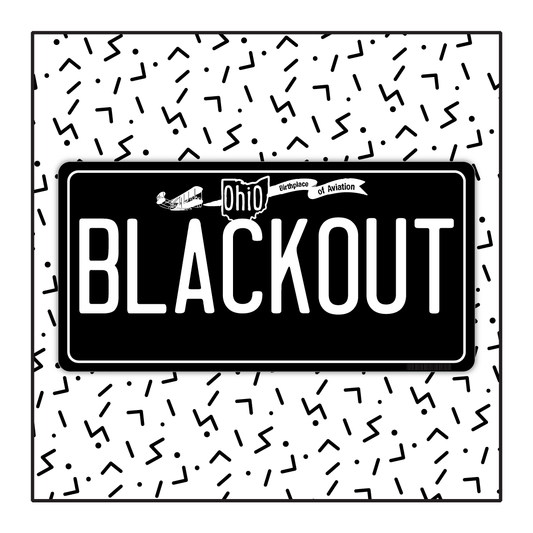 Ohio Custom Blackout Plate