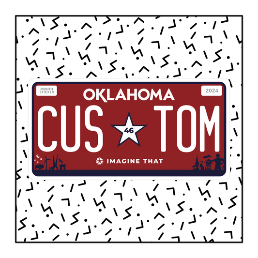 Oklahoma Custom License Plate