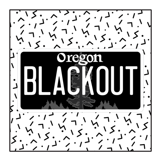 Oregon Custom Blackout Plate