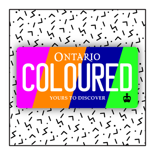 Ontario Custom License Plate (Custom Colours)