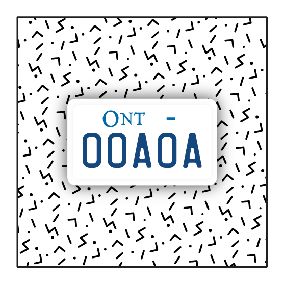 Ontario Custom Motorcycle Plate