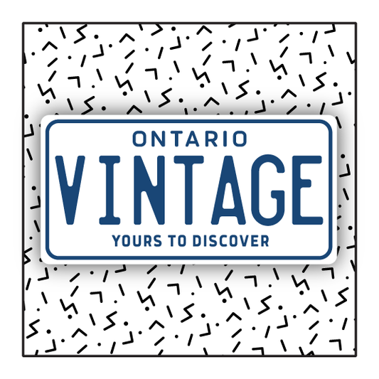 Ontario Vintage Custom License Plate (1983-1993)