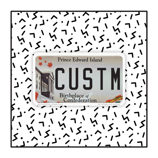 PEI Custom Motorcycle Plate