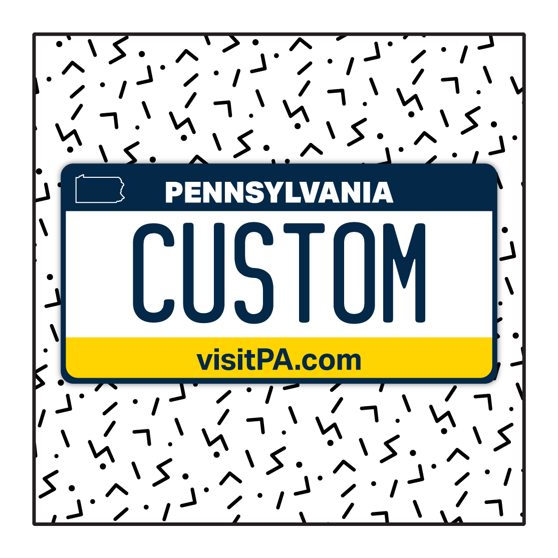 Pennsylvania Custom License Plate