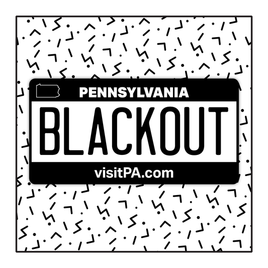 Pennsylvania Custom Blackout Plate