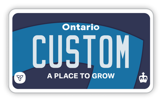 Ontario Custom Mini Plate - Blue