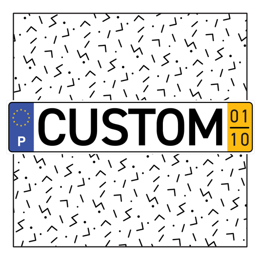 Portugal Custom License Plate