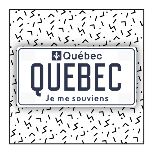 Quebec Custom License Plate