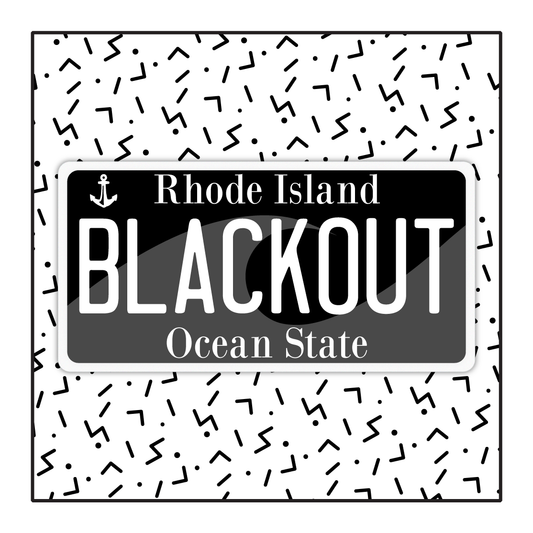 Rhode Island Custom Blackout Plate