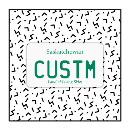 Saskatchewan Custom Motorcycle Plate