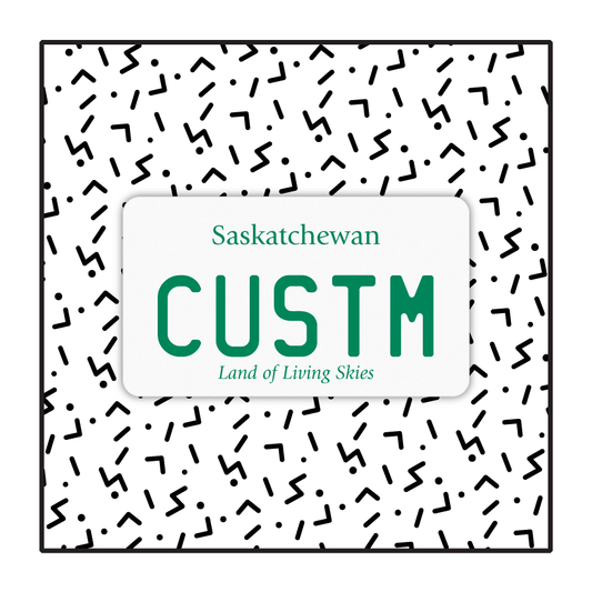Saskatchewan Custom Motorcycle Plate