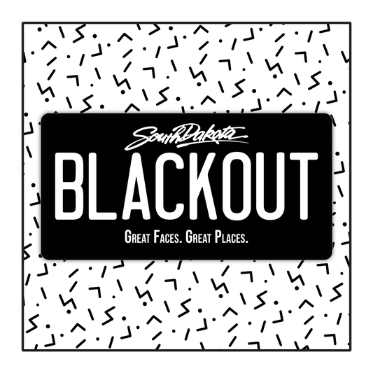 South Dakota Custom Blackout Plate