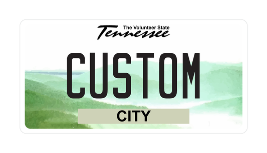 Tennessee Custom License Plate