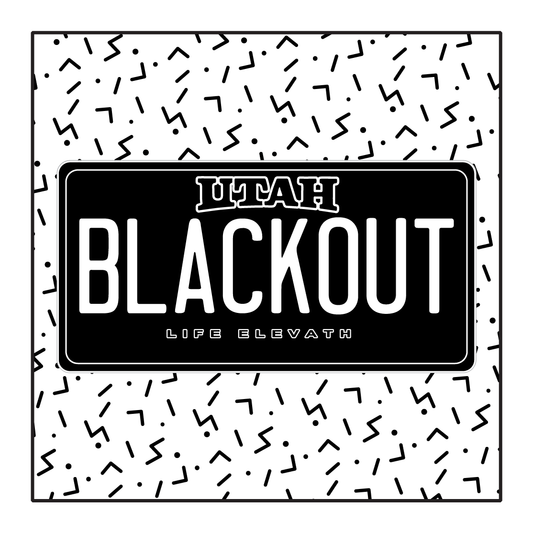 Utah Custom Blackout Plate