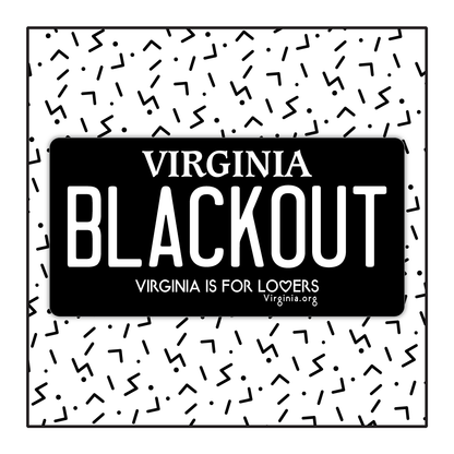 Virginia Custom Blackout Plate