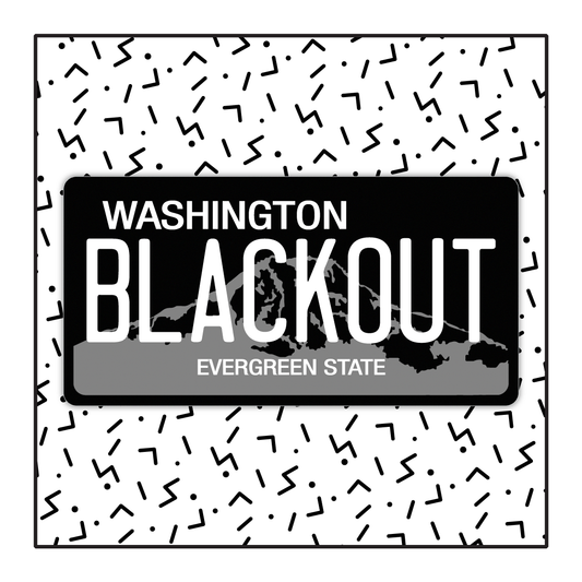Washington Custom Blackout Plate