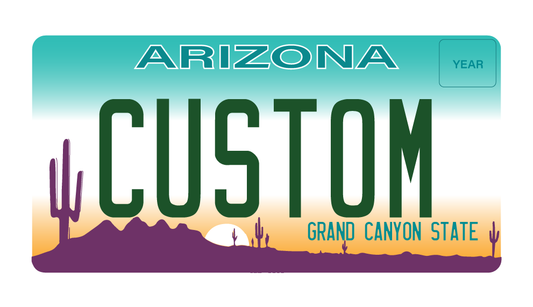 Arizona Custom License Plate