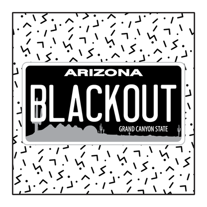 Arizona Custom Blackout Plate