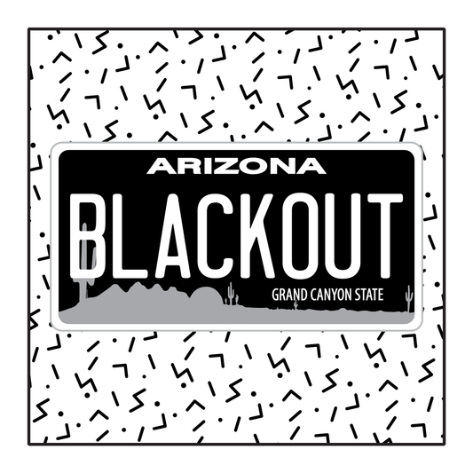 Arizona Custom Blackout Plate