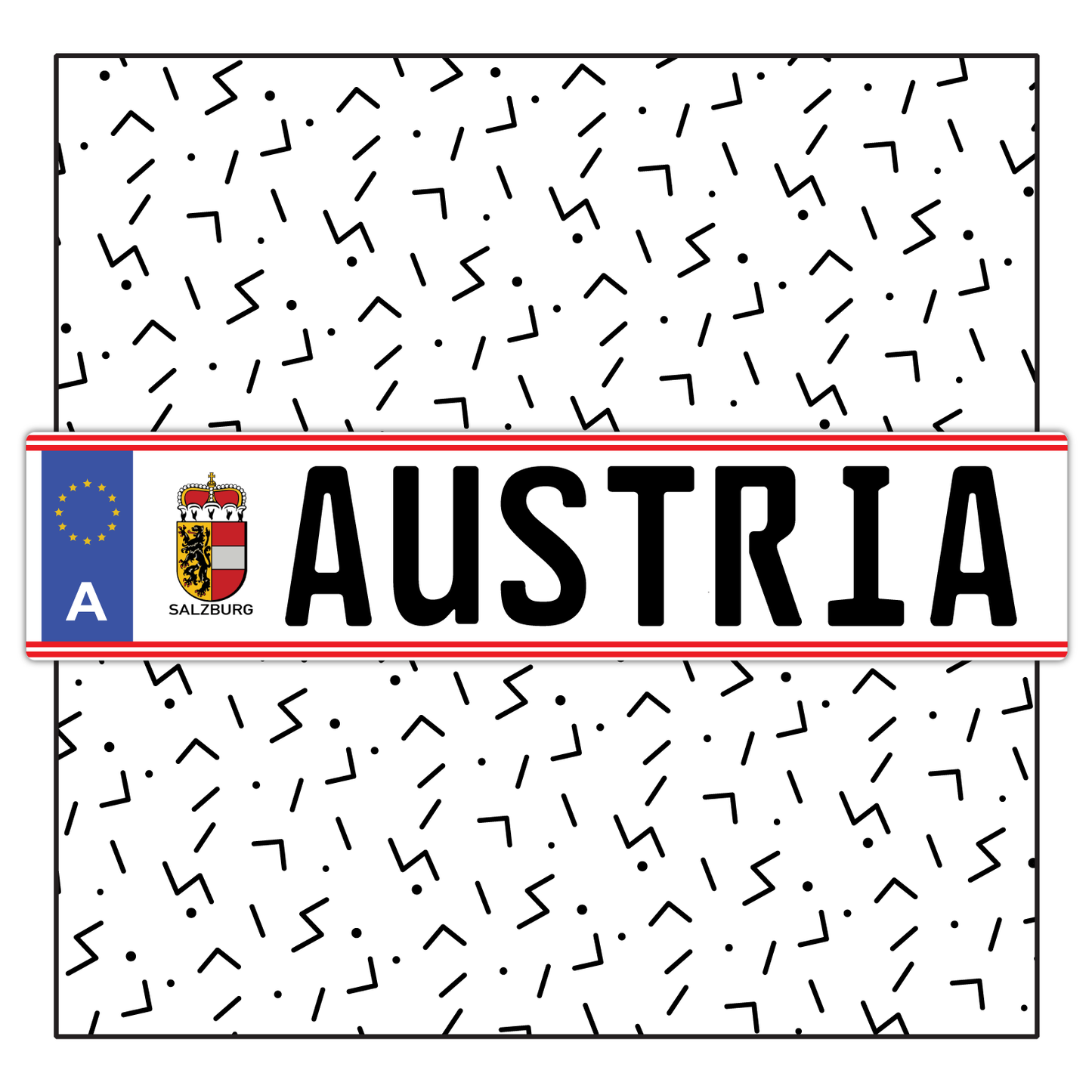 Austria Custom License Plate