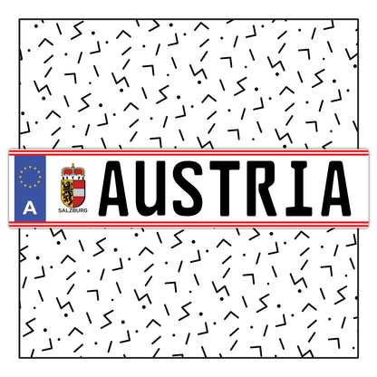 Austria Custom License Plate