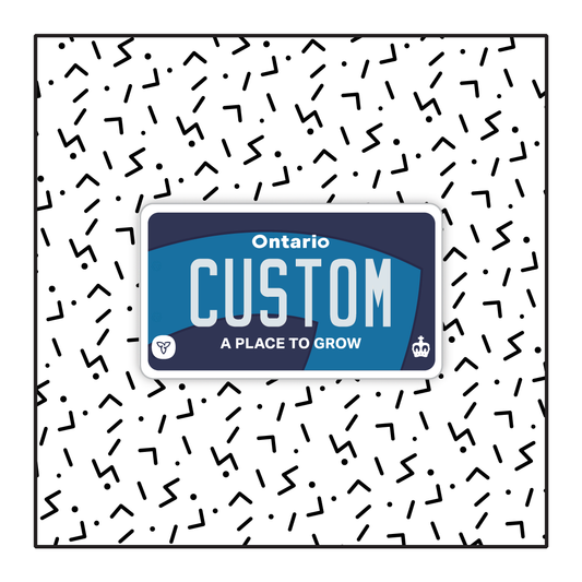 Ontario Custom Mini Plate - Blue
