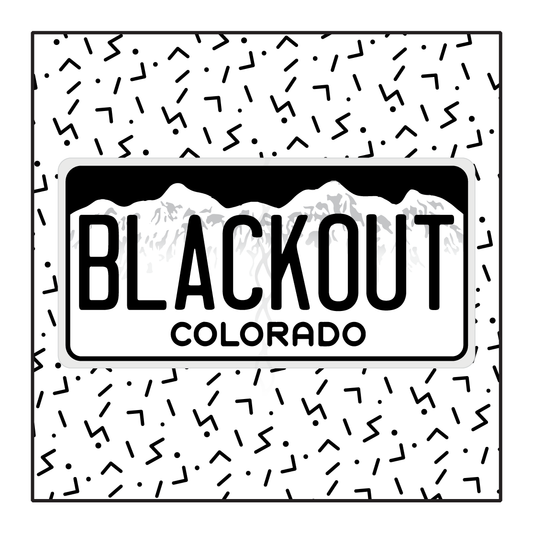 Colorado Custom Blackout Plate