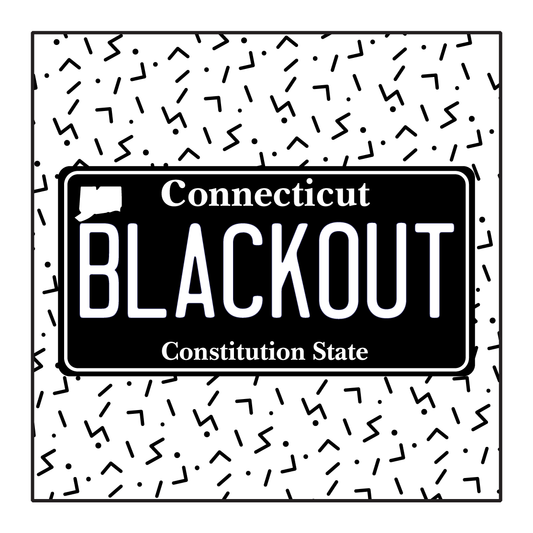 Connecticut Custom Blackout Plate