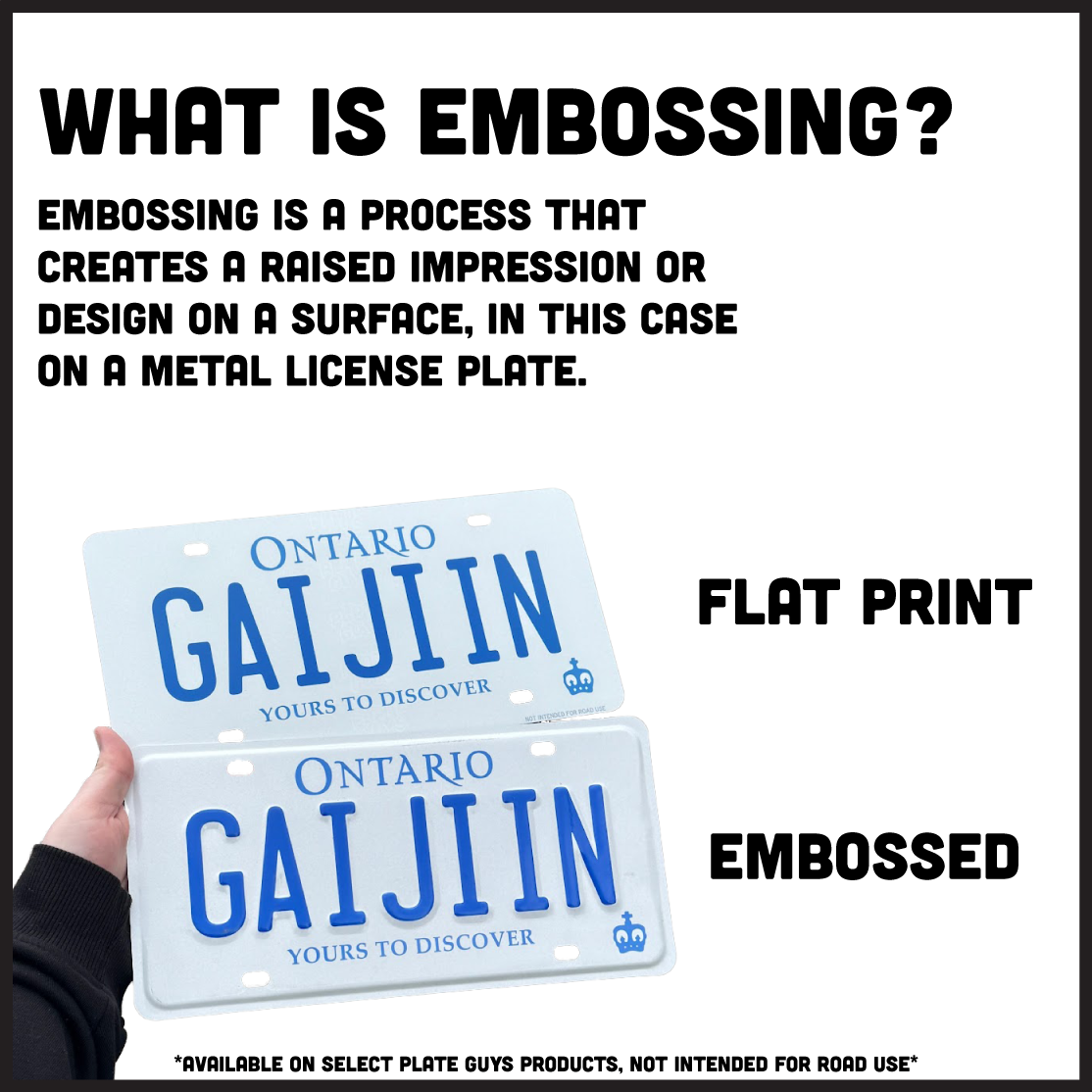 Alberta Custom Blackout Plate