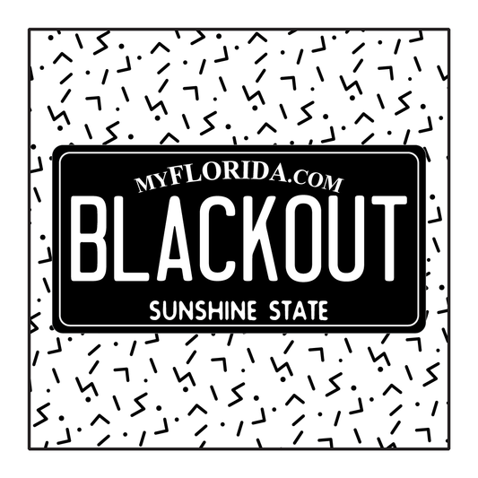 Florida Custom Blackout Plate