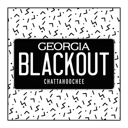 Georgia Custom Blackout Plate