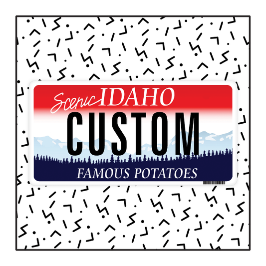 Idaho Custom License Plate