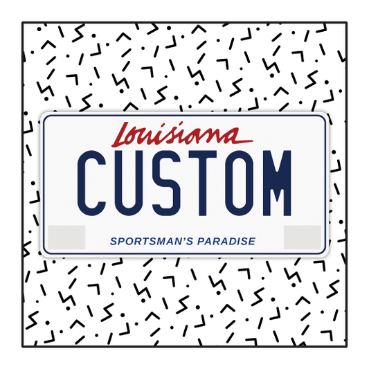 Louisiana Custom License Plate