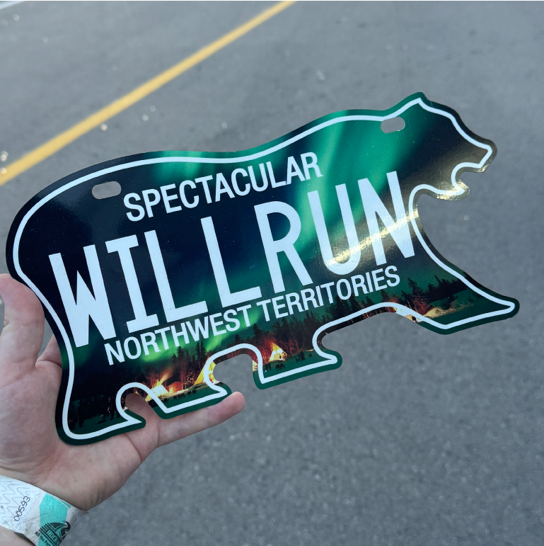 Northwest Territories Aurora Borealis Custom License Plate