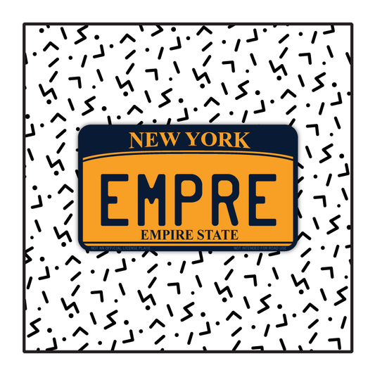 New York Custom Motorcycle Plate